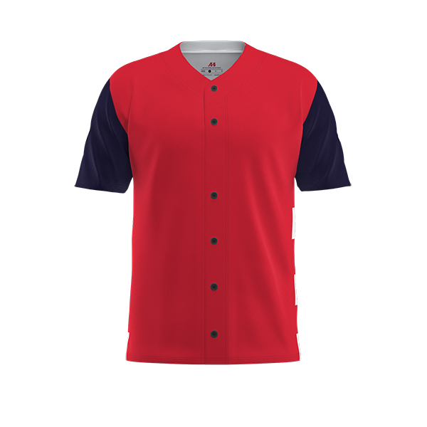 Full Button Jersey Adult XL, 2XL, 3XL