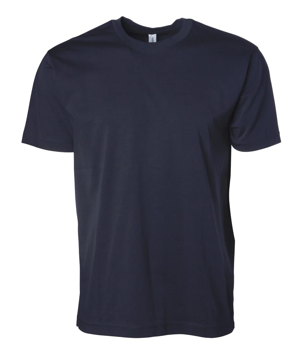 LUX Interlock Heavyweight Combed Cotton T-Shirt Classic Navy