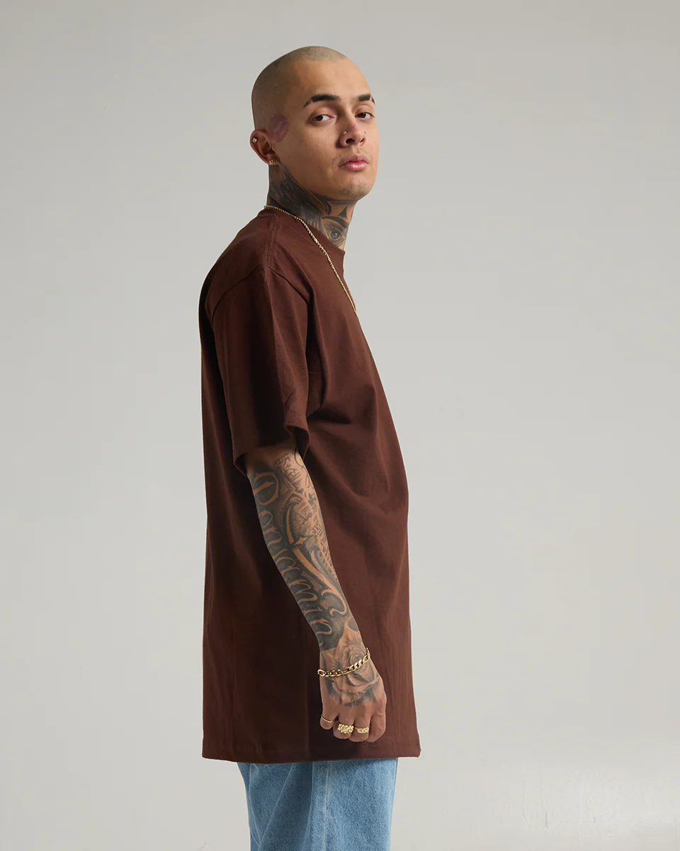 7.5 oz. Max Heavyweight Short Sleeve Brown