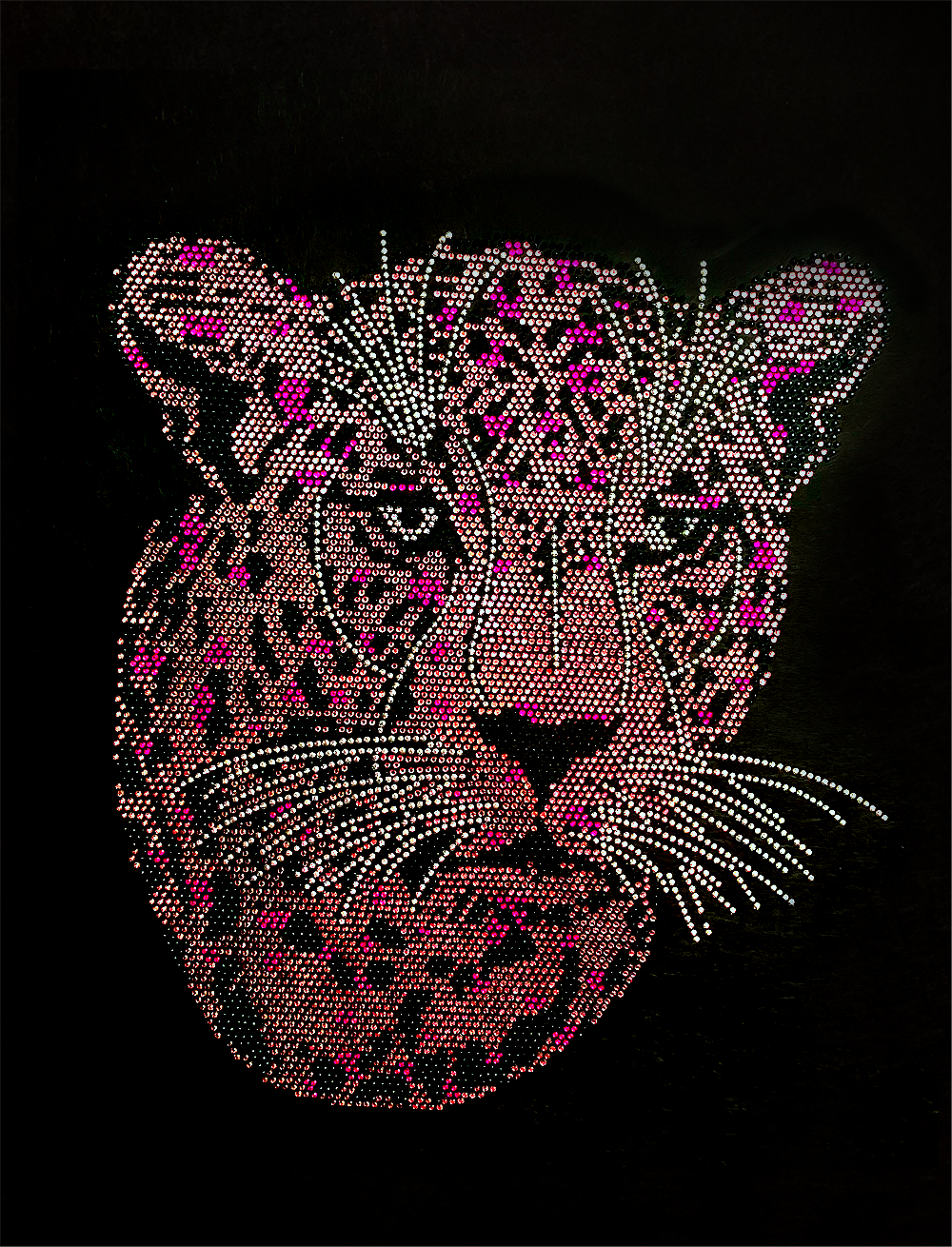 Leopard - Pink Transfer Patch