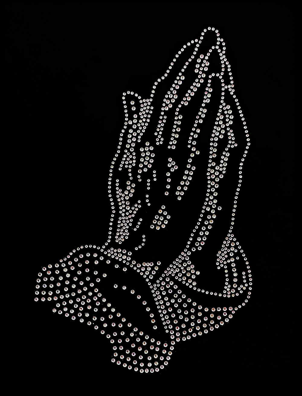 Praying Hands Transfer Patch