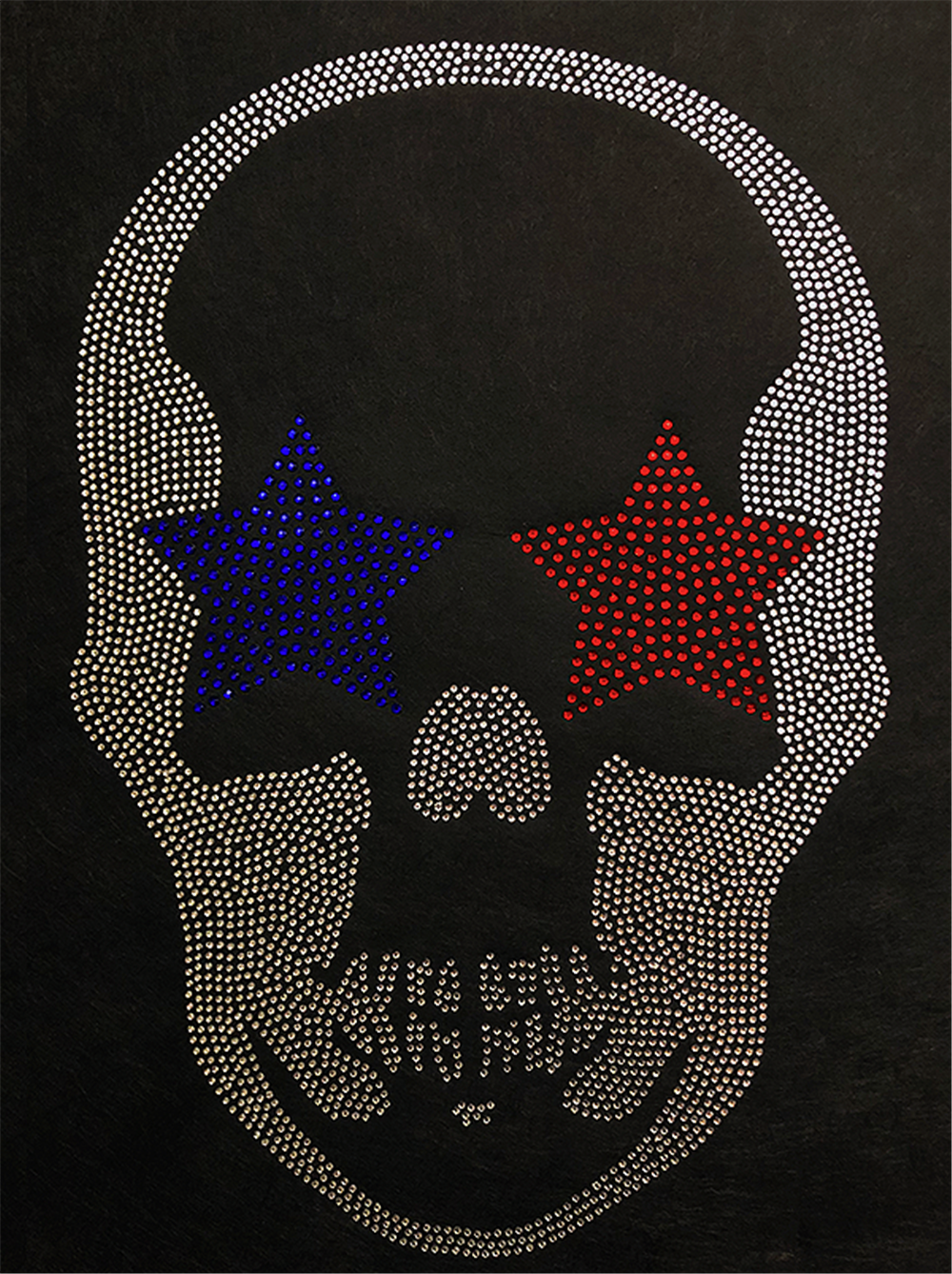 Skull w/Blue & Red Transfer Patch