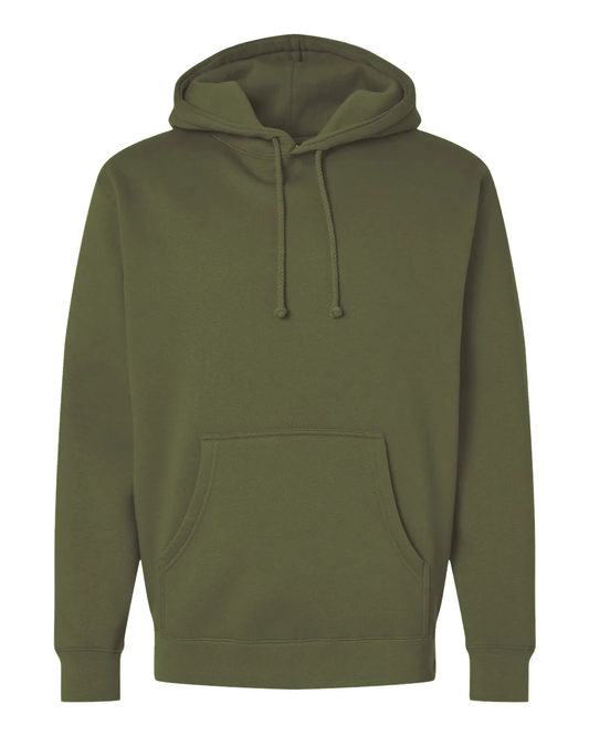 10 oz. Heavyweight Pullover Hooded Sweatshirt Army