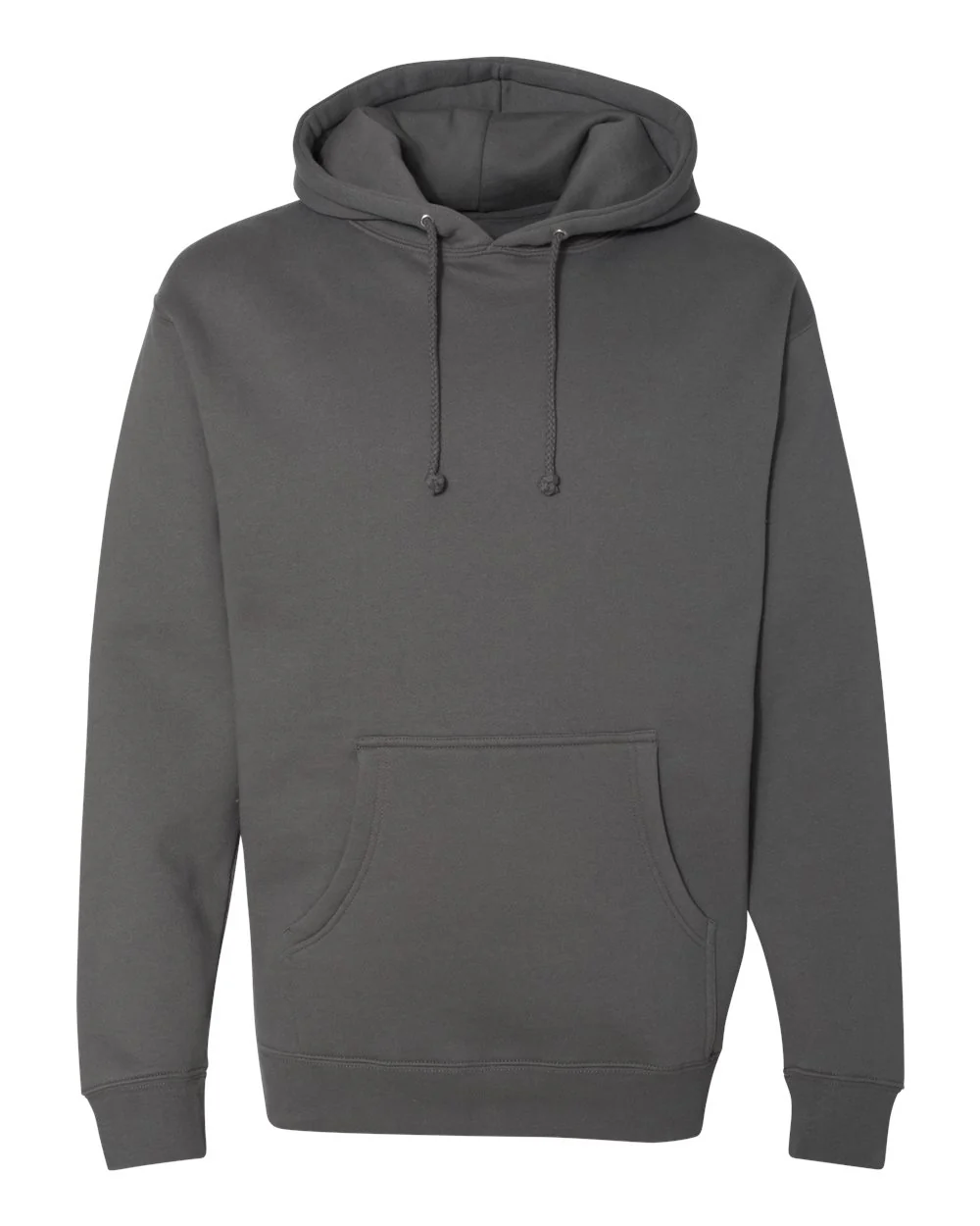10 oz. Heavyweight Pullover Hooded Sweatshirt Charcoal Solid