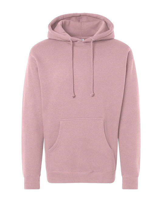 10 oz. Heavyweight Pullover Hooded Sweatshirt Dusty Pink