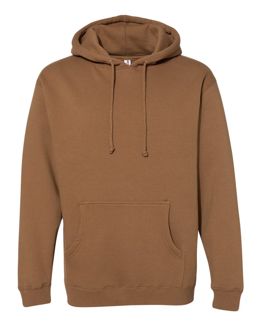 10 oz. Heavyweight Pullover Hooded Sweatshirt Saddle