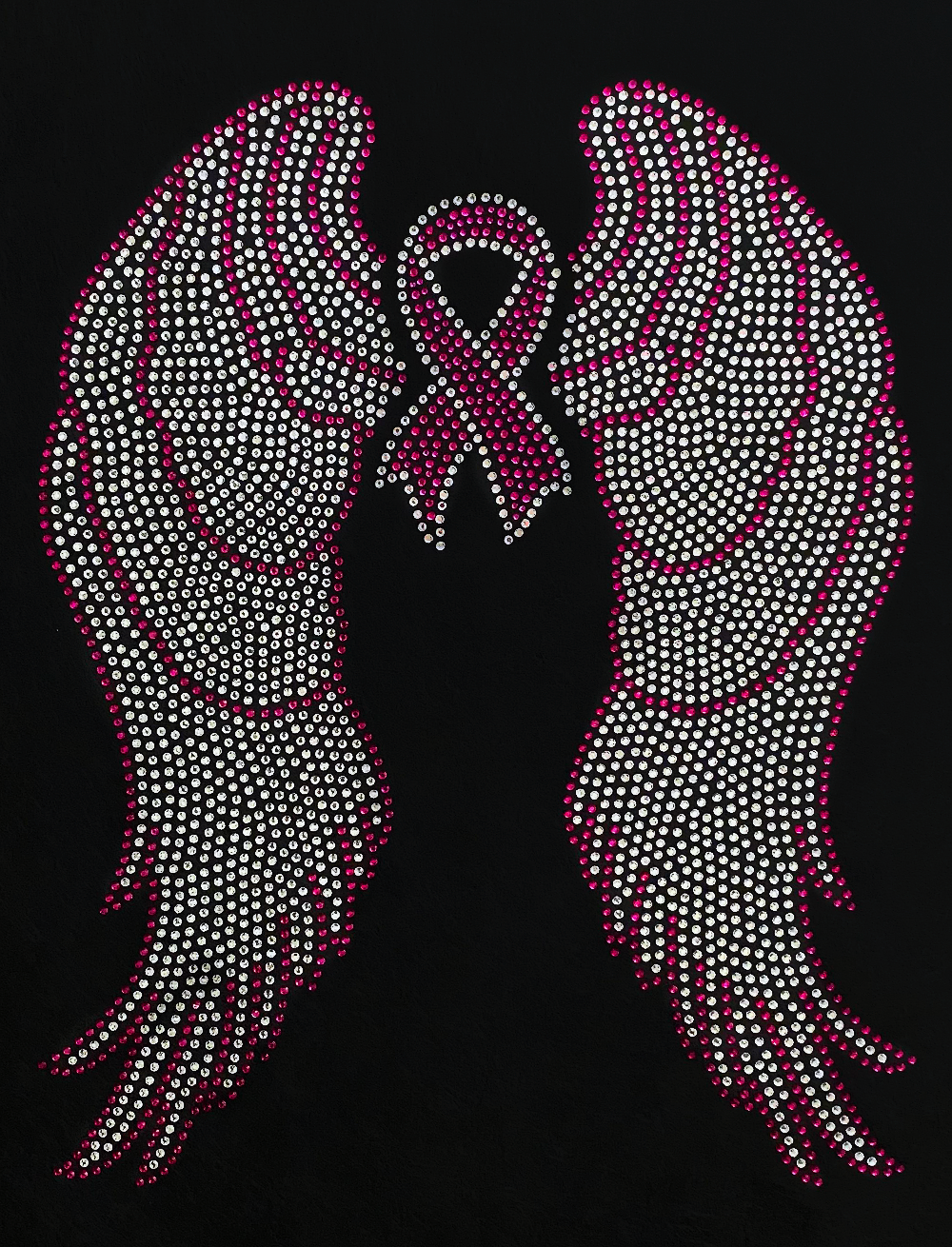 Angel Wings w/ Ribbon Transfer