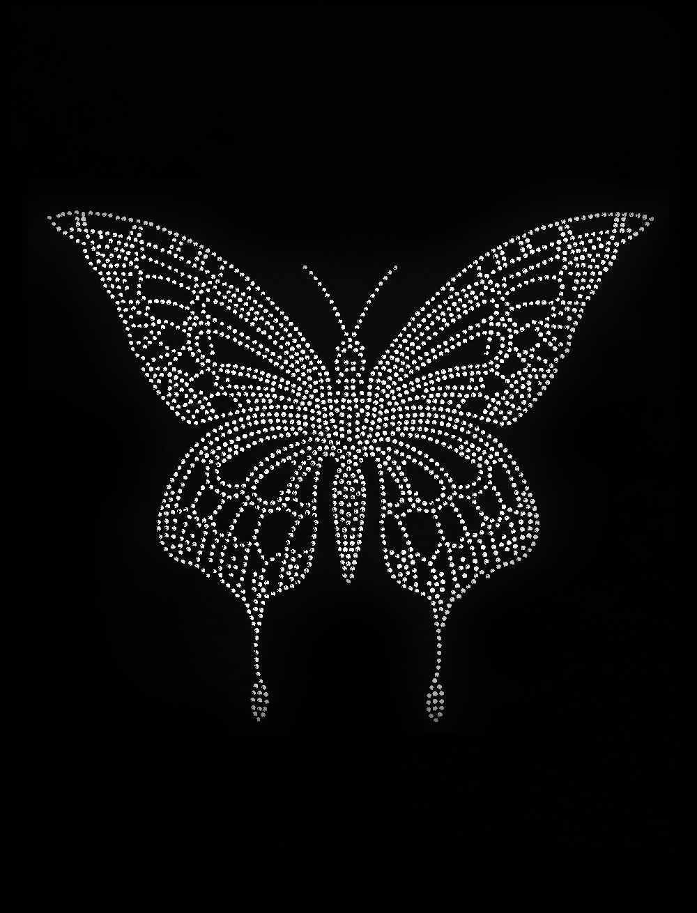 Butterfly - AB Iridescent Transfer Patch