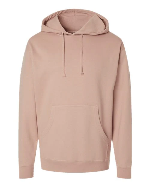 8.5 oz. Midweight Hooded Sweatshirt Dusty Pink