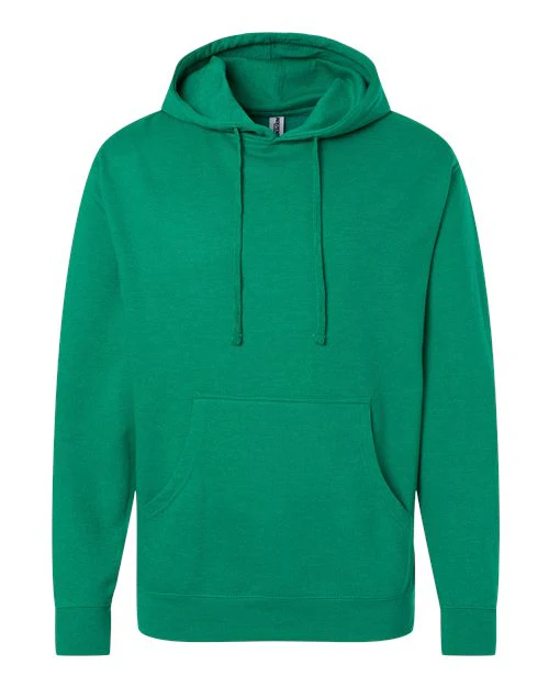 8.5 oz. Midweight Hooded Sweatshirt Kelly Green Heather