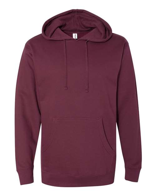 8.5 oz. Midweight Hooded Sweatshirt Maroon