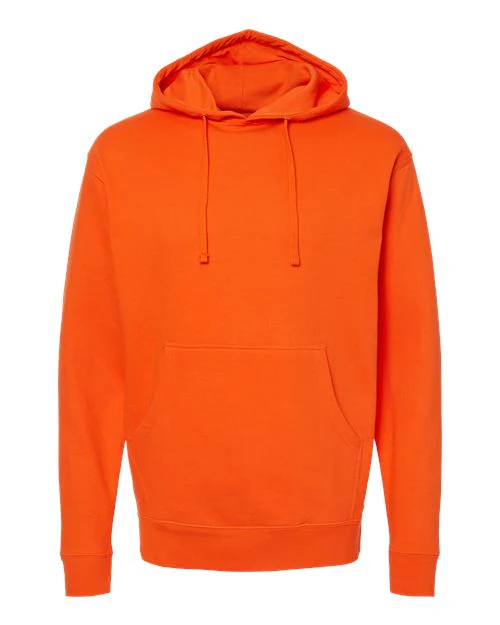 8.5 oz. Midweight Hooded Sweatshirt Orange