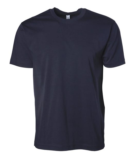 LUX Interlock Heavyweight Combed Cotton T-Shirt Classic Navy