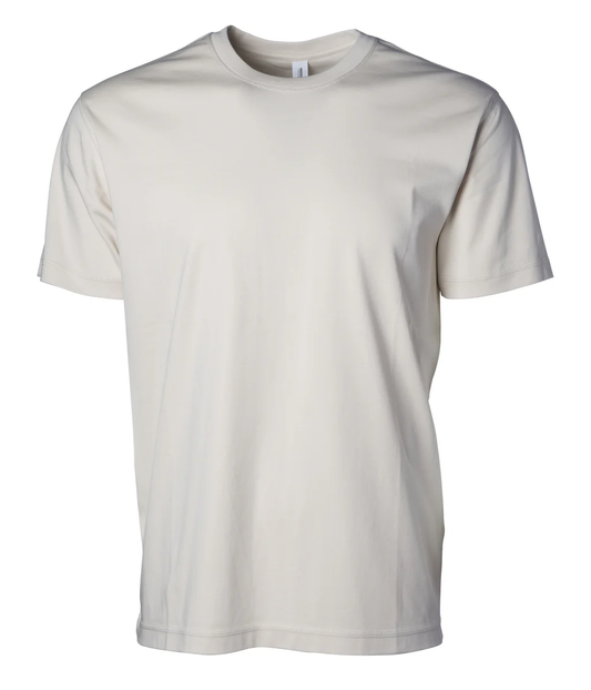 LUX Interlock Heavyweight Combed Cotton T-Shirt Ivory