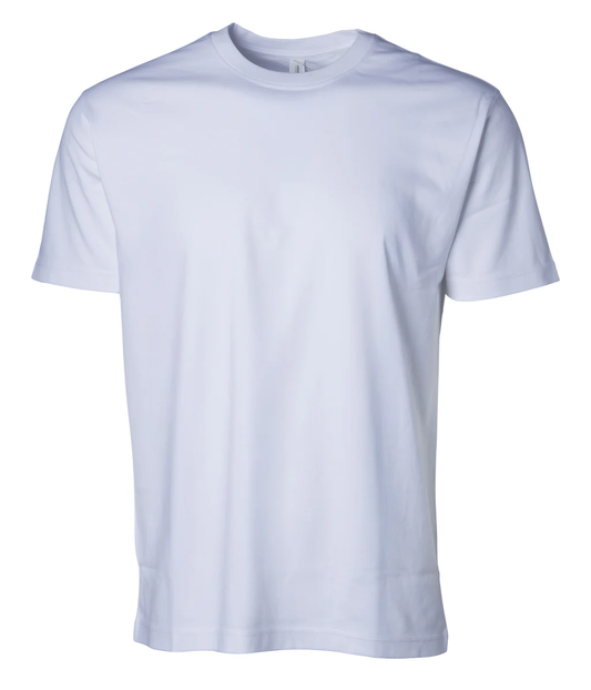 LUX Interlock Heavyweight Combed Cotton T-Shirt White