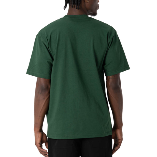 Pro Club Men's Heavyweight Cotton Short Sleeve Crew Neck T-Shirt Forest Green