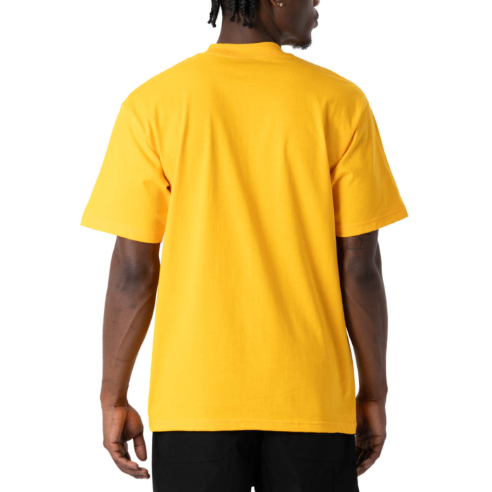 Pro Club Men's Heavyweight Cotton Short Sleeve Crew Neck T-Shirt Gold