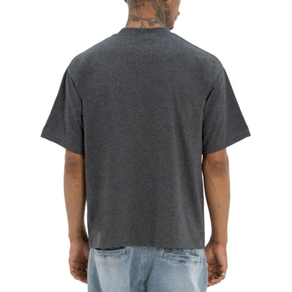Pro Club Men's Heavywide Cotton Short Sleeve Crew Neck T-Shirt Charcoal
