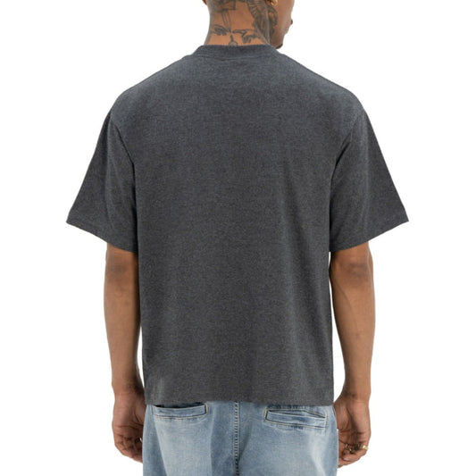 Pro Club Men's Heavywide Cotton Short Sleeve Crew Neck T-Shirt Charcoal