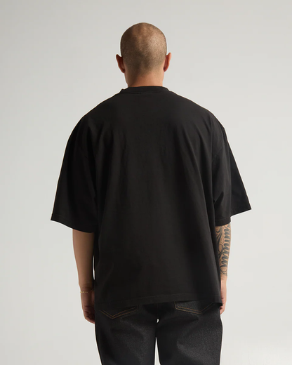 7.5 oz. Max Heavyweight Garment Dye Drop Shoulder Black