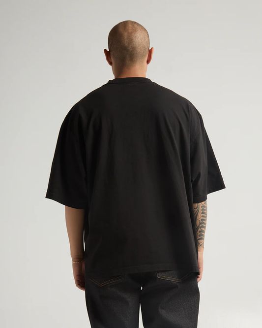 7.5 oz. Max Heavyweight Garment Dye Drop Shoulder Black