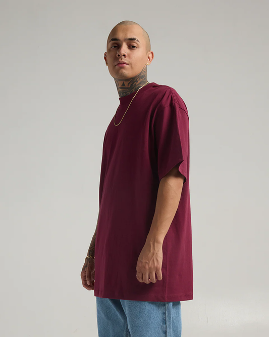 7.5 oz. Max Heavyweight Short Sleeve Burgundy