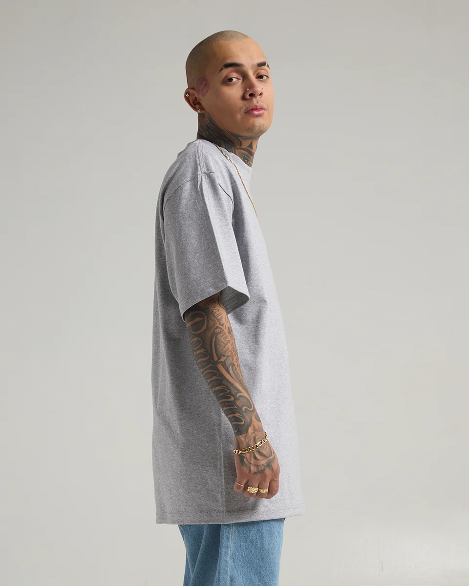 7.5 oz. Max Heavyweight Short Sleeve Heather Gray