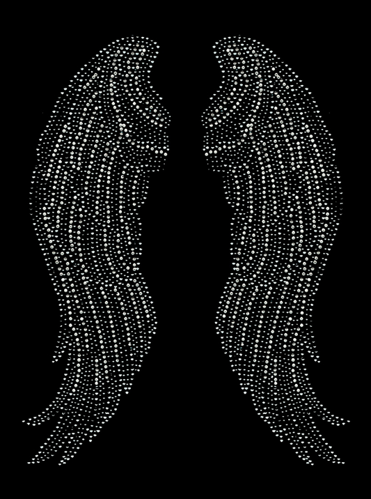 Angel Wings Clear Large