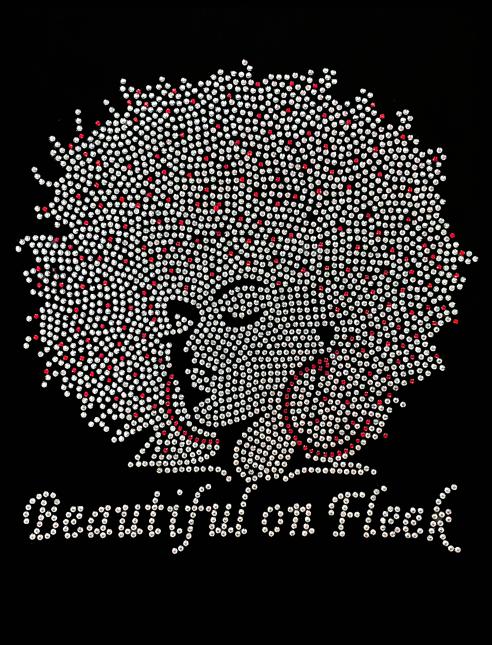 Beautiful On Fleek - Silver Transfer Patch