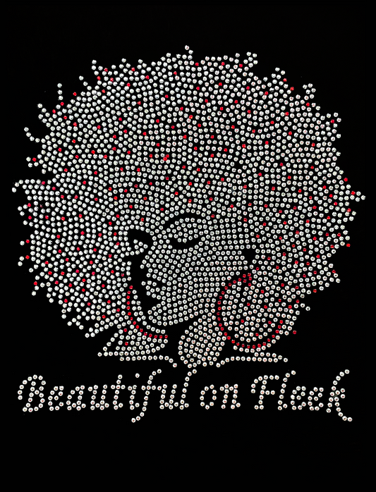 Beautiful On Fleek - Silver Transfer Patch
