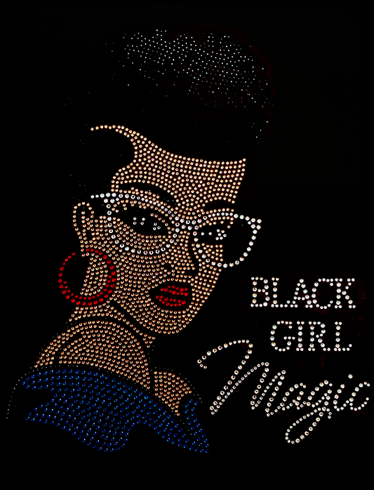 Black Girl Magic - Blue Dress Transfer Patch