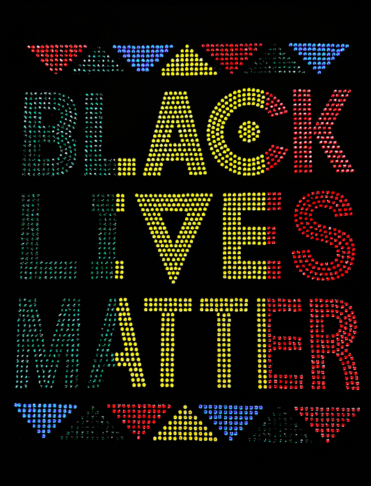 Black Lives Matter Multi Color Transfer Patch