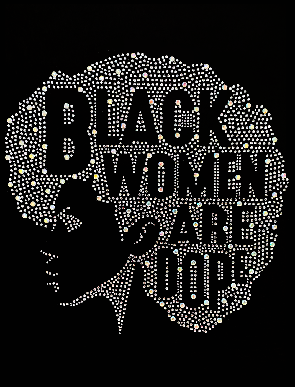 Black Women Are Dope - Clear Transfer Patch