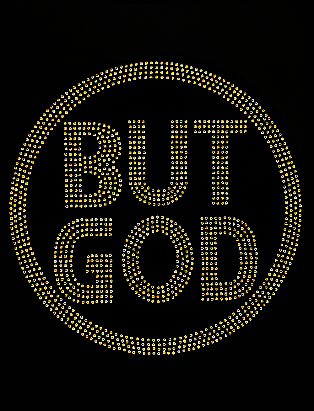 But God - Gold Transfer Patch