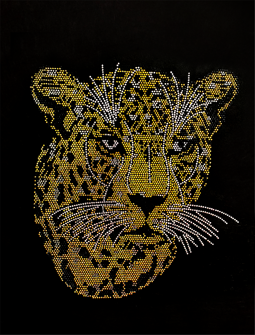 Leopard - Gold Transfer Patch