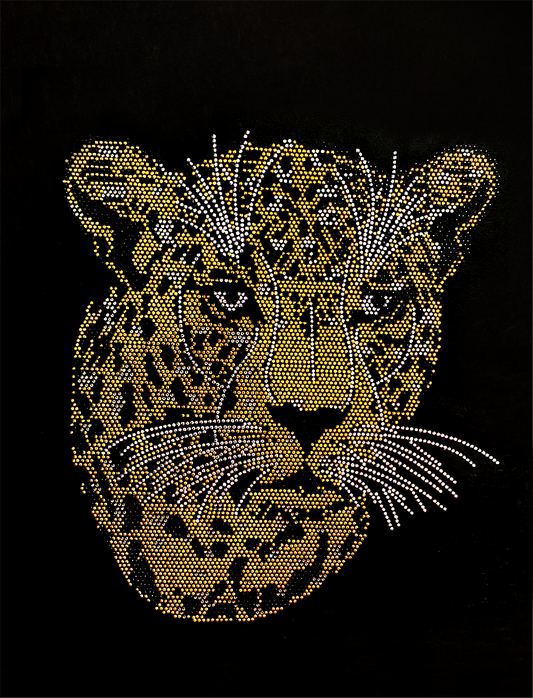 Leopard - Gold Transfer Patch