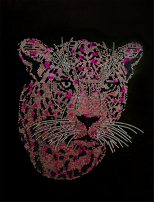 Leopard - Pink Transfer Patch