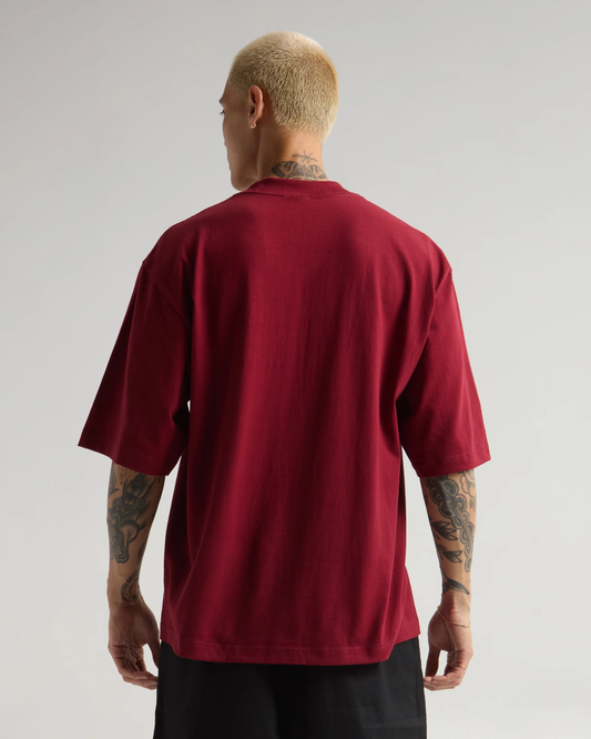 7.5 oz. Max Heavyweight Oversized Tee Deep Burgundy