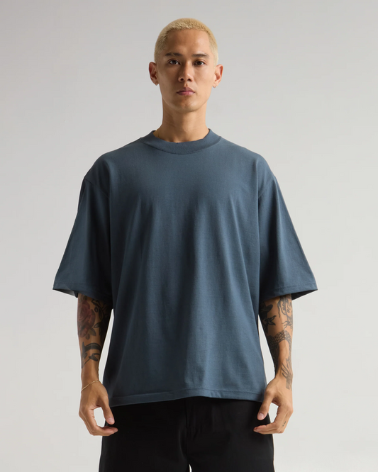 7.5 oz. Max Heavyweight Oversized Tee Slate Blue