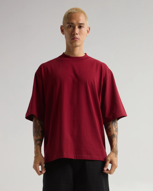 7.5 oz. Max Heavyweight Oversized Tee Deep Burgundy