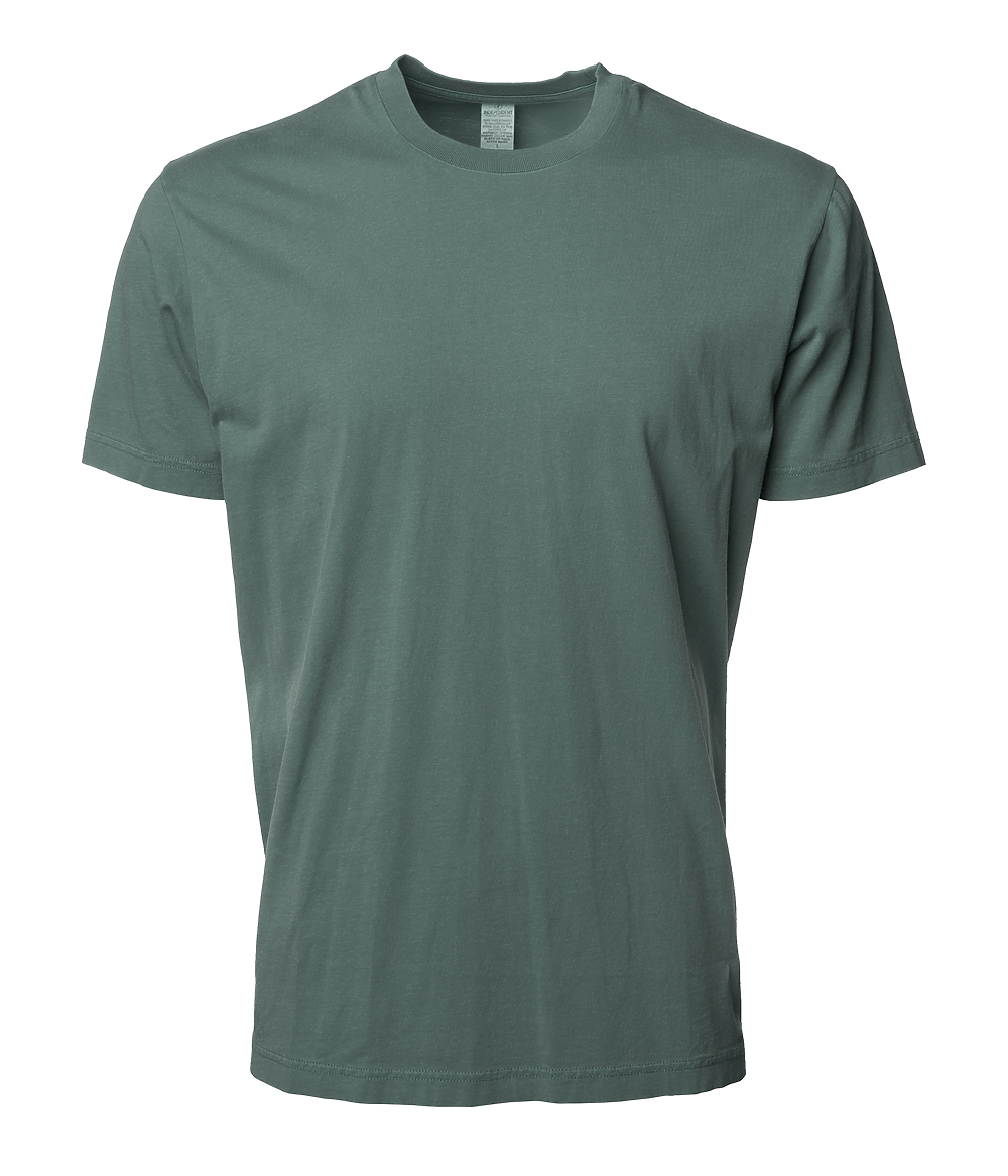 Premium 180gsm Pigment Dye T-Shirt Alpine Green