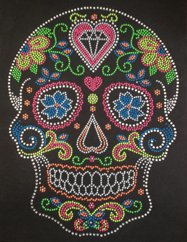 Sugar Skull Transfer Patch